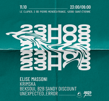 23H08 w/ Elise Massoni, Krimska & P.F.R
