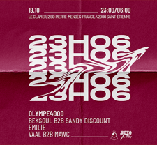 23H06 w/ Olympe4000, Emilie & Poto Feu Records