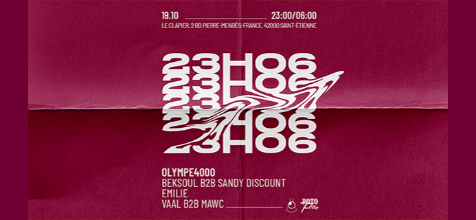 23H06 w/ Olympe4000, Emilie & Poto Feu Records